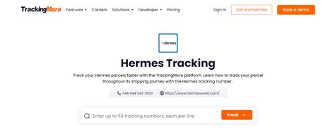 hermes packaging tracking.